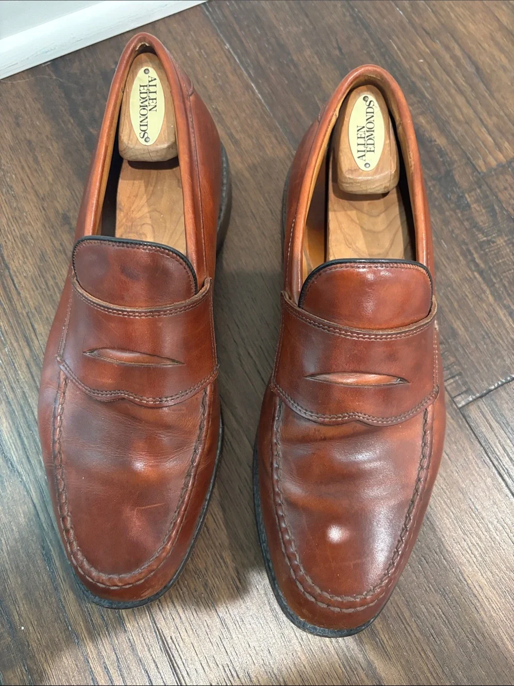 Allen Edmonds Randolph 2.0 Penny Loafers dark chili leather 7